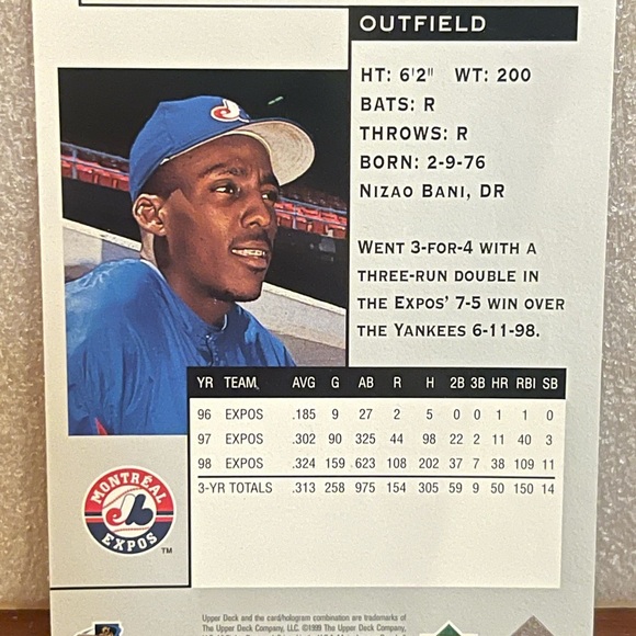 Vladimir Guerrero Black Diamond Baseball Card! - Picture 2 of 2